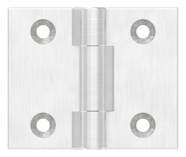 Charnière à visser pour tube 42,4mm, V4A