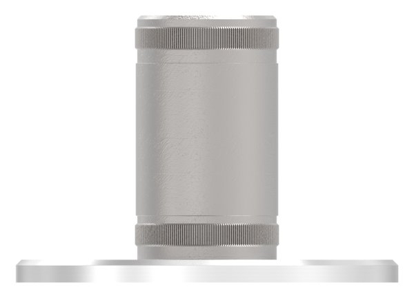 Ancrage au mur et au sol avec moletage pour tube 42,4 mm