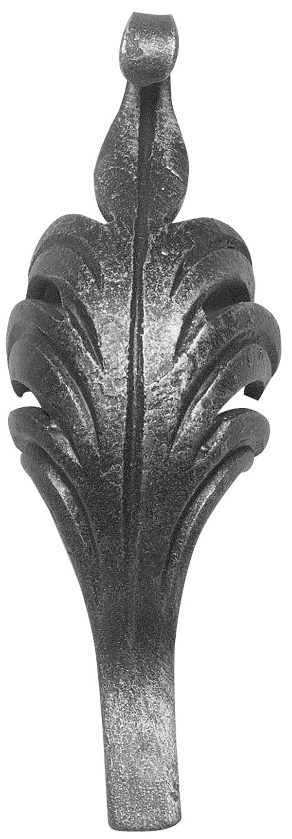 Baroque rural | Dimensions : 50x140 mm | Matériau : 3 mm | Acier S235JR, brut