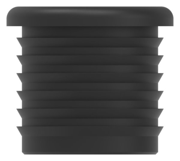 Capuchon en plastique pour tube rond 33,7mm avec M10