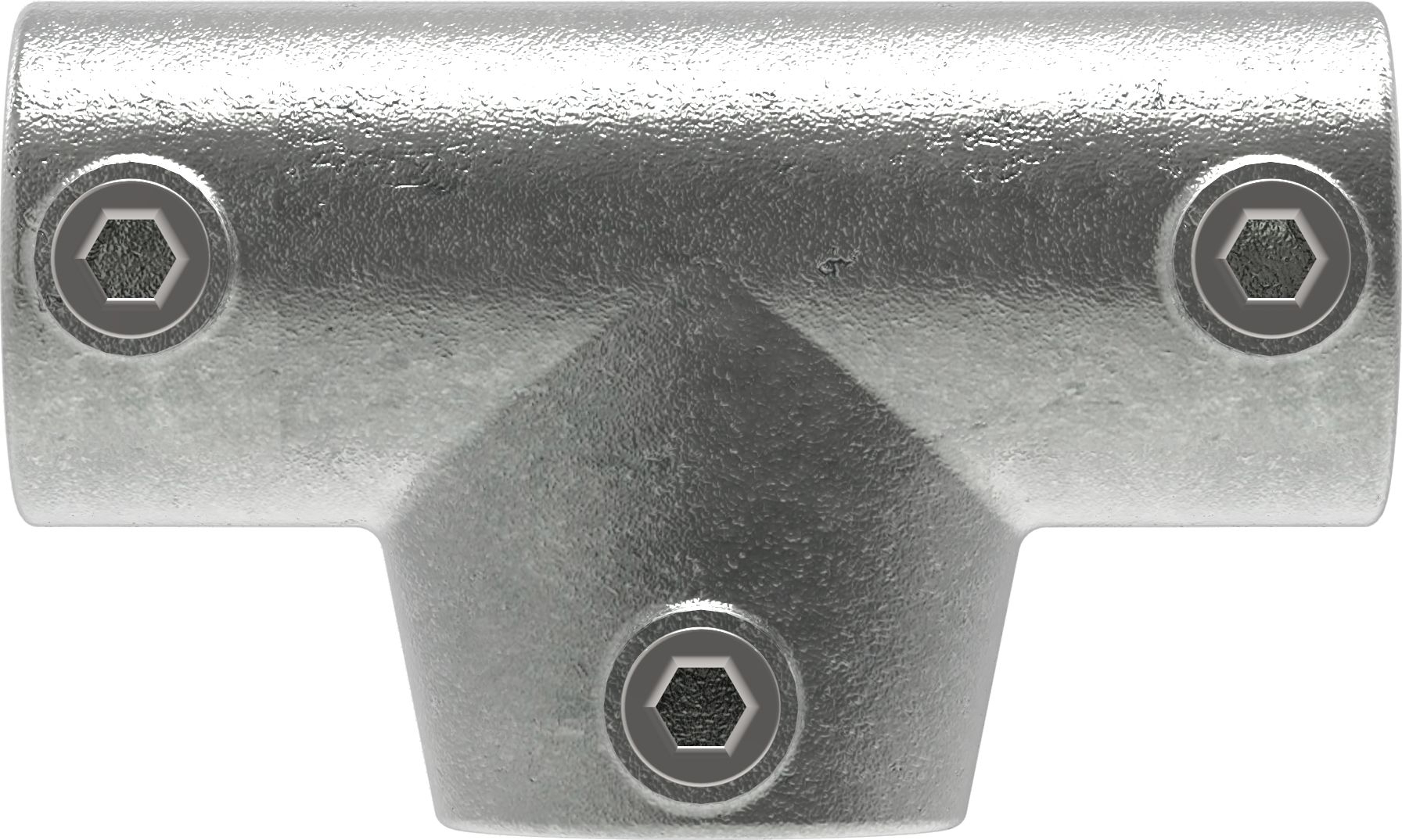 Rohrverbinder - T-Stueck lang verstellbar 0-11° - 155D48 - 48-3 mm - 1 1-2- - Feuerverzinkt u. Elektrogalvanisiert-155D48