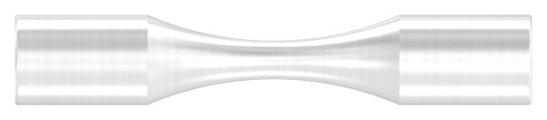 Rundstabverbinder V2A fuer Ø 12 mm Rund L 80 mm Ø 14 mm zum Biegen-11-1633.4
