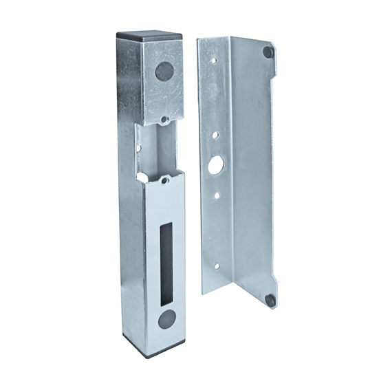 Anschlag Elektromagnetschloss Stahl verzinkt 40x40 universal-89-11B161U40-A.4