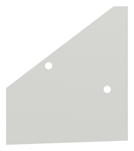 Endkappe links fuer eleganza canopy- E4-EV1-88-11VDE-EK-LI.ALU