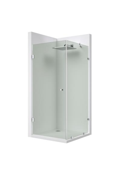 Beschlagset Duschkabine Pendeltuer Edelstahl Glanz fuer 8-10mm Glas-89-11GSP9806PCRSET4-A.4