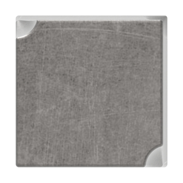 Vierkant gehaemmert - Material- 14x14 mm - Laenge- 3000 mm - Stahl -Roh- S235JR-30-1490.8