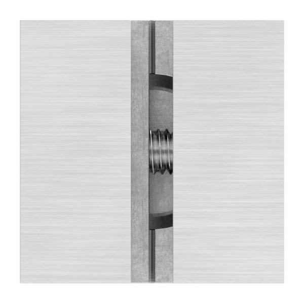 Support de tôle avec pince pr. 20x20mm, connexion : 42.4mm