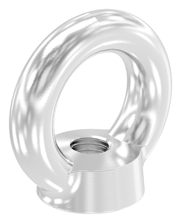 Ringmutter Edelstahl V4A Innengewinde M8- Rundeisen 8 mm- DIN 582-88.11100073008