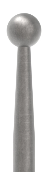 Rail de clôture | longueur : 1200 mm | matériau Ø 12 mm boule Ø 19 mm | acier S235JR, brut
