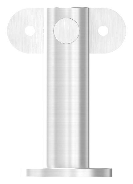 Handlaufhalter fuer Wand-Mauer mit Halteplatte fuer flachen Anschluss V2A-11-2064.4