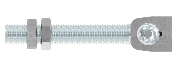 Charnière M22 | réglable | acier (brut) S235JR