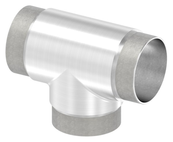 Pièce en T à sorties égales pour tube rond Ø 60.3x2.0 mm V2A