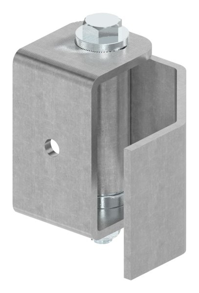 Charnière de portail | réglable | à souder sur (grande) | acier (brut) S235JR