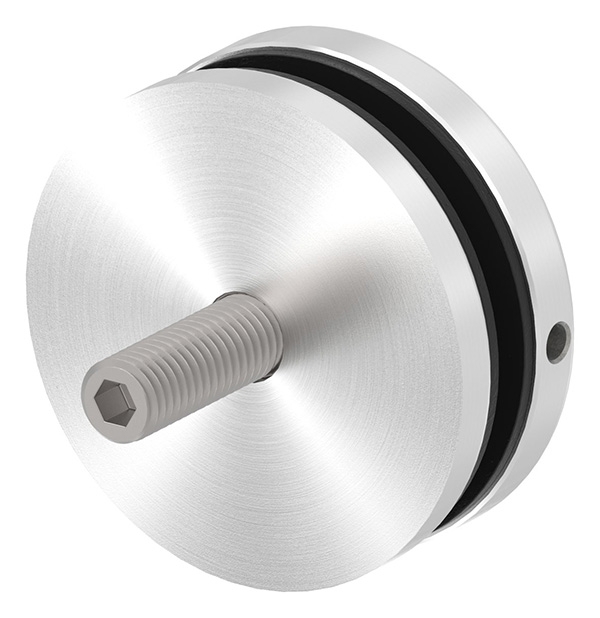 Glaspunkthalter Ø 72 mm- V4A- Anschluss- Flach mit AbP-10-5200.1