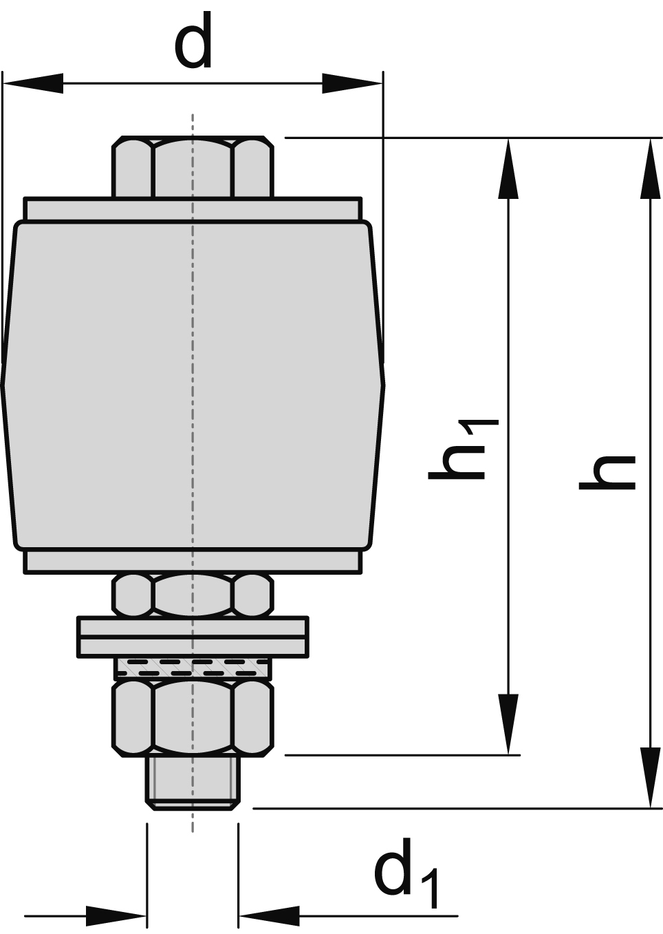 Aussenfuehrungsrolle Schiebetor MEA Nylon-verzinkt Ø 50 mm 10334010-60-0008.10