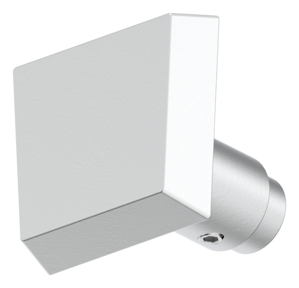 Alu-Tuerknopf gerade -quadratisch-12-3019.6