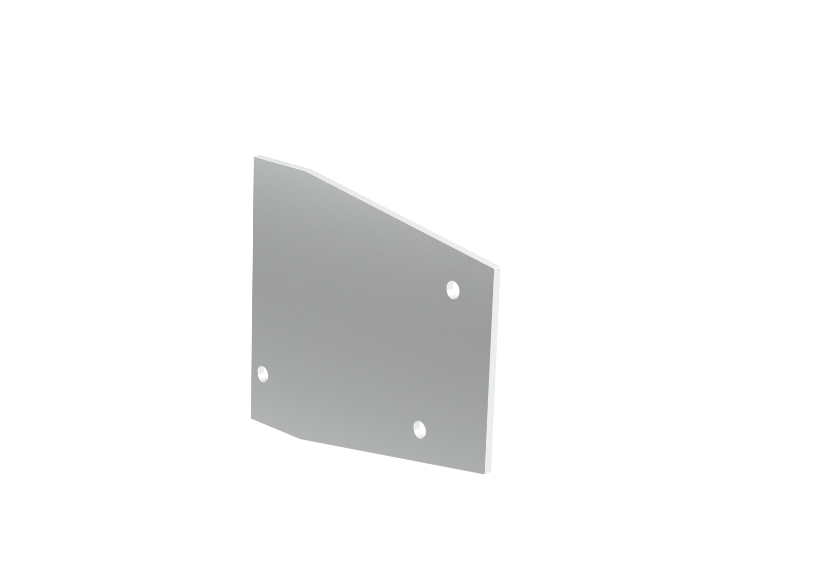 Endkappe Aluminium eloxiert geschliffen fuer Aluprofil AL-0004-ECO-89-11ALPR75NE-A.4