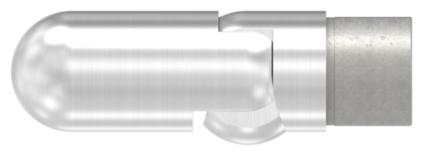 Pièce d'articulation gauche, pour tube 42,4 x 2,0mm, V2A