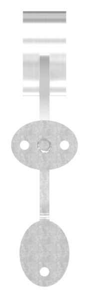 Support de repose-pieds / main courante, pour tube 42,4mm, V2A