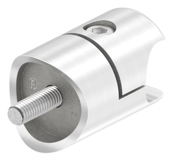 Support de tôle pour le serrage d'un profilé de 18mm de connexion : 42.4mm