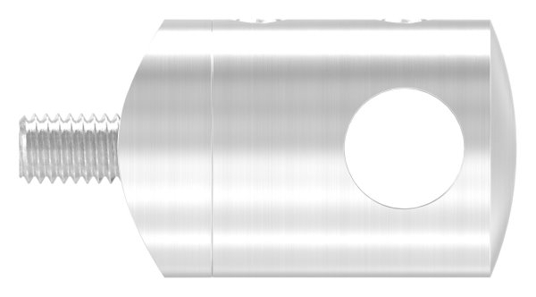 Querstabhalter V2A Edelstahl – Anschluss 33-7 mm fuer Rundstaebe 10 mm inkl- Schrauben-11-1015.4
