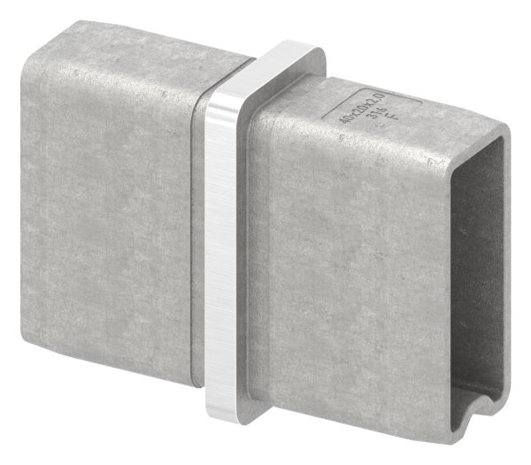 Connecteur pour tube 40x20x2mm, V4A