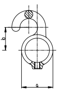 Rohrverbinder Stellring mit Haken Ø 48-3 mm -1 1-2- - Temperguss verzinkt - 182TD48-182TD48
