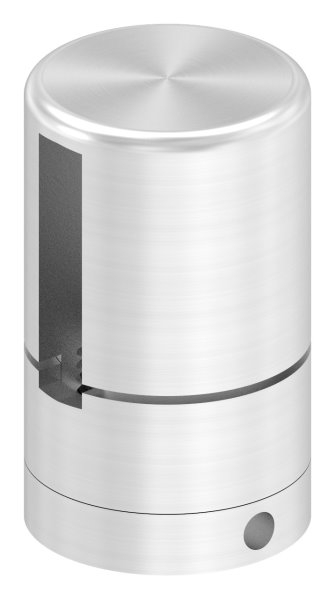 Support de base Brenk pour barres plates 30 x 6mm, V2A