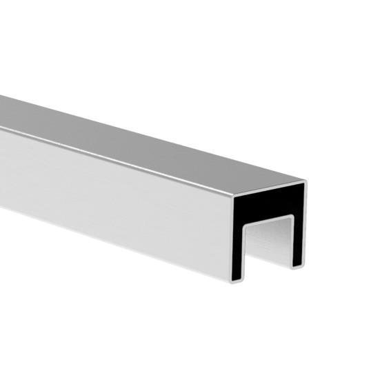 Handlaufprofil Aluminium 50 x 40 x 2-0 mm L=5900 mm eloxiert satiniert-89-11AL6920540SE-A.4