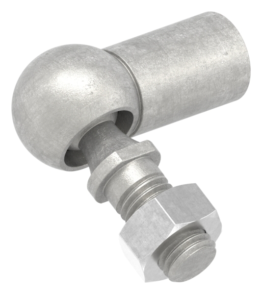 Kugelgelenk M14 x 2 mit Rechtsgewinde, ohne Schraube, V2A