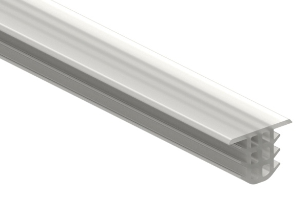 Zwischendichtung Silikon L=3000 mm fuer Glas 17-52–21-52 mm Spaltmass 12 mm-88-11VDE-GD-3000.SK