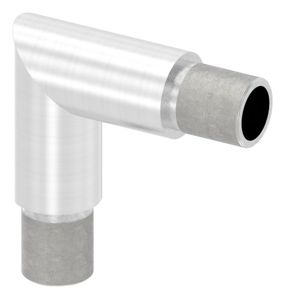 Coude d'angle 90°, pour tube rond Ø 21.3x2.0 mm V4A