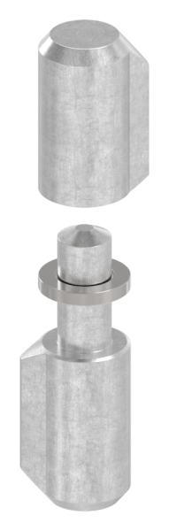 Sangle à souder, longueur : 40mm, embout fixe, V2A