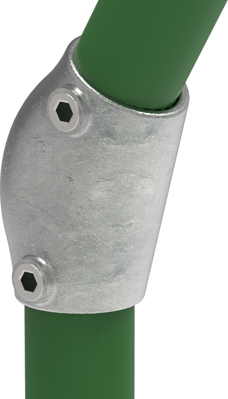 Raccord de tuyauterie | Coude variable 15-60° | 124B34 | 33,7 mm | 1" | Fonte malléable et électrozinguée