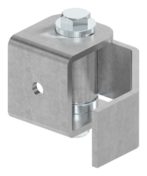 Charnière de portail | réglable | à souder sur (petit) | acier (brut) S235JR