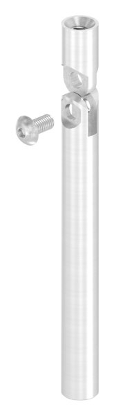 Broche Ø 12mm, longueur : 120mm, avec filetage intérieur, V2A