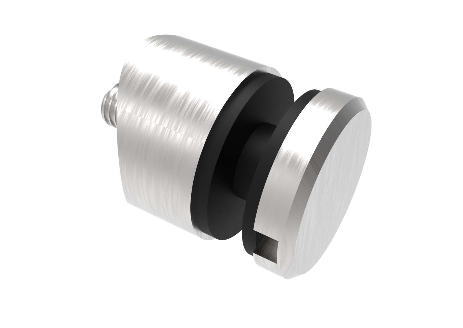 Glaspunkthalter Ø 30 mm- V4A- Anschluss- Rohr Ø 42-4 mm-10-5042-A.1