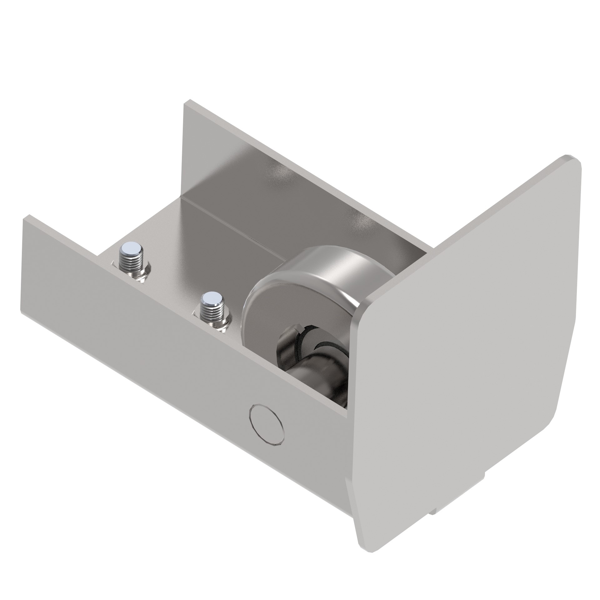 Fhrungsrolle Stahl verzinkt fr Profil 136 x 142 mm L=198 mm-89-11H14N136X142-A.4