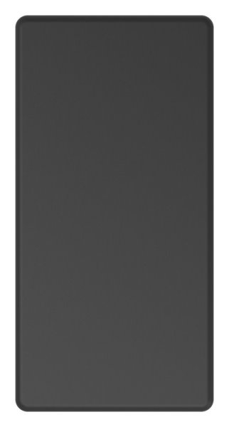 Capuchon en plastique pour tube rectangulaire 80x40mm