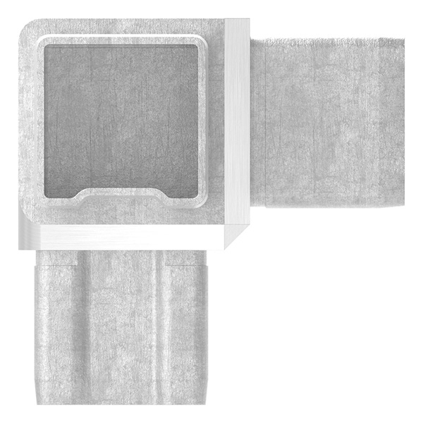 Connecteur pour tube 40x40x3mm, V4A