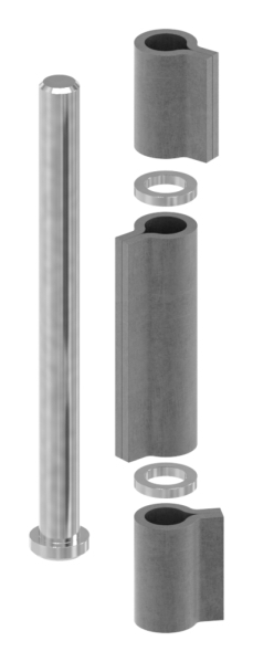 Anschweissband Stahl 3-teilig Tragkraft 150 kg pro Paar-30-3951.8