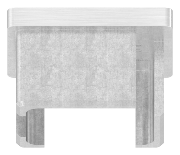 Bouchon enfichable, pour tube 40 x 30 x 2.0mm, avec filetage M8, V4A