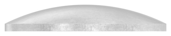 bout arrondi | Ø 42.4x2.0 mm | convexe | non rectifié | V2A