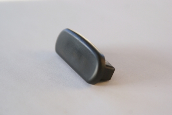 Endkappe Kunststoff fuer Handlauf 40 x 8 mm schwarz-88-11EK-F408.001