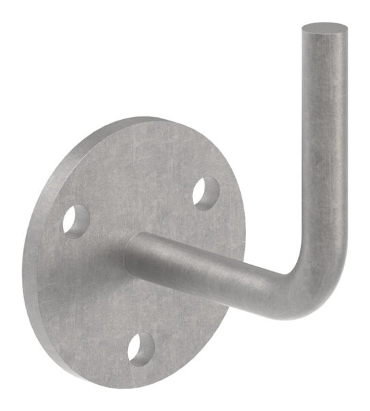 Handlaufhalter - mit Ronde 70x6 mm - zum Anschweissen - Stahl S235JR- roh-30-1417.8