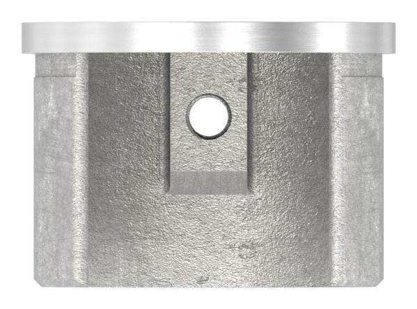 Endkappe - flache Ausfuehrung - fuer Nutrohr Ø 48-3 mm - V4A-12-2301.1