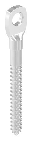 Augenschraube V4A Holzgewinde 6 mm mit flachem Kopf-11-2997.1
