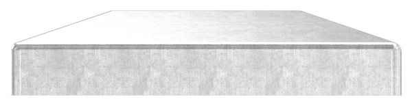 Pfeilerbedecker - fuer Rechteckrohr - Masse- 60x30 mm - Stahl S235JR- roh-30-2433.8