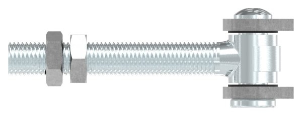 Charnière M22 | réglable | acier (brut) S235JR