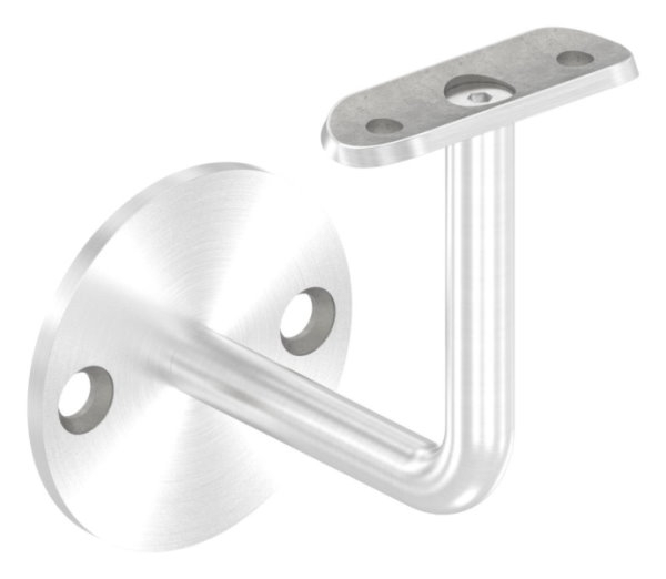 Handlaufhalter V2A fuer Rohr 42-4 mm Ronde Ø 70x4 mm Wandabstand 79 mm verschweisst-88-1150304-240.V